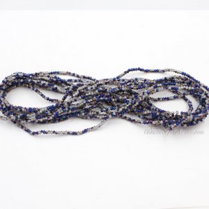 1.7x2.5mm rondelle crystal beads about 190Pcs 1xin1 5