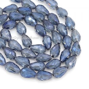 20Pcs 10x15mm Chinese Crystal Teardrop Bead strand, Magic Blue