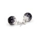 12mm Bling Disco Ball Beads Ear Studs Earrings, #09, 1 pair
