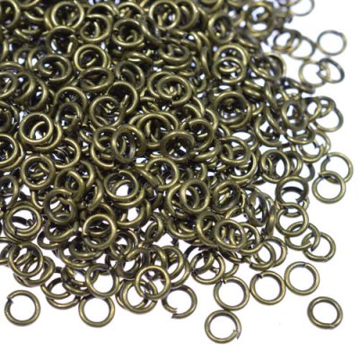 Open Jump Rings Connector, antique bronze plated, 4mm, 5mm, 6mm, 7mm, 8mm, 10mm jewelry findings DIY