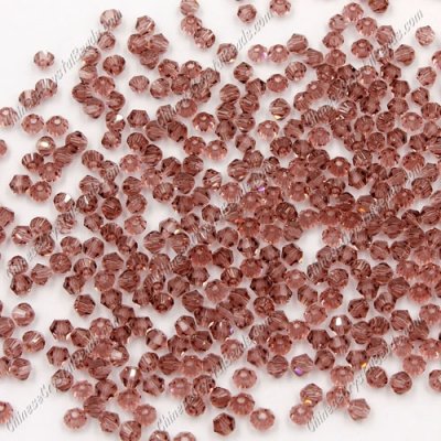 700pcs 3mm chinese crystal bicone beads, amethyst