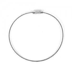 Silver Steel Wire Bracelet