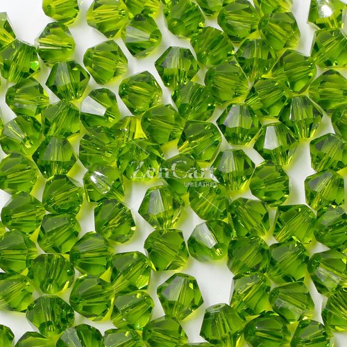140 beads AAA quality Chinese Crystal 8mm Bicone Beads, olivine