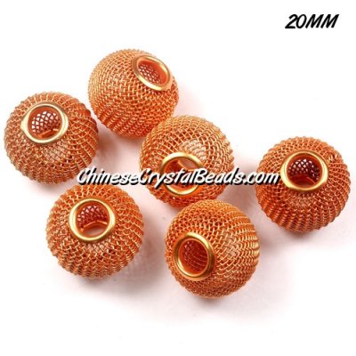 20mm Sun Mesh Bead, Basketball Wives, 10 pieces