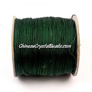 Nylon Thread 0.8mm, #157, emerald, sold per 130 meter bobbin