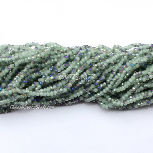 10 strands 2x3mm chinese crystal rondelle beads D2 about 1700pcs