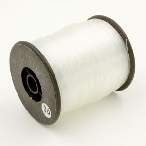 braided beading thread, 3D Beading wire, 0.6mm Diameter, about 250 meters per spool