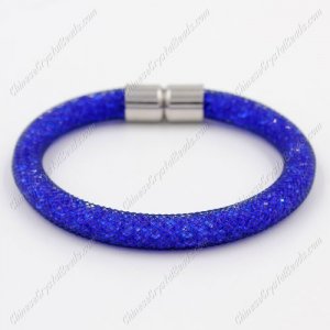 Mesh bracelet, Stardust Mesh Bracelet, blue, Approx. Wide:8mm