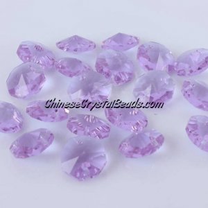 Crystal 14mm Octagon beads, AlexandriteColor Changing, 20 beads