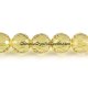 Crystal Disco Round Beads, citrine, 96fa, 12mm, 16 beads