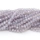 4x6mm Chinese Crystal Rondelle Beads Strand, gray pink light about 95 Pcs