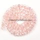 Chinese Crystal 4mm Round Bead Strand, Pink AB, about 100 beads