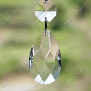 38mm Crystal Faceted Teardrop Pendant#more color, 1 bead