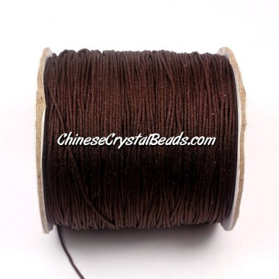 Nylon Thread 0.8mm, #106, brown, sold per 130 meter bobbin