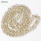 4x6mm Chinese Crystal Rondelle Bead Strand, silver shadow, about 95 Pcs
