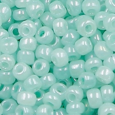 Glass Seed Beads, Round, about 2mm, #39, opaque lt aqua, Sold By 30 gram per bag