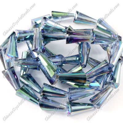 20pcs 8x15mm Chinese Artemis crystal beads strand #002