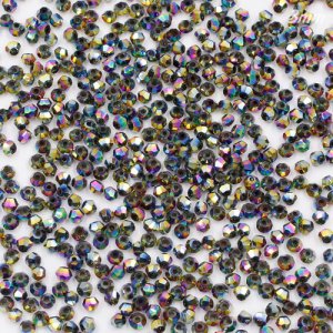 700pcs 3mm chinese crystal bicone beads, rainbow light