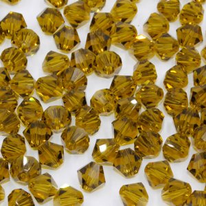 140 beads AAA quality Chinese Crystal 8mm Bicone Beads, Khaki