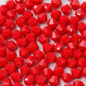 140 beasd AAA quality Chinese Crystal 8mm Bicone Beads, red velvet