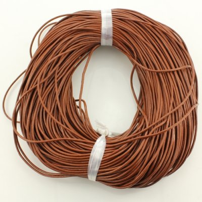 red brown color leather cord, #1mm, 1.5mm, 2mmSold by the Meter
