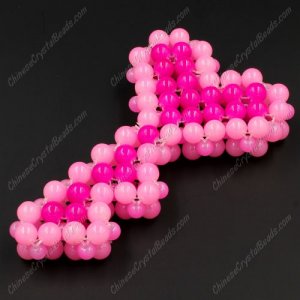 3D Beading kits, glass bead love key, about 73x120mm, 1 piece