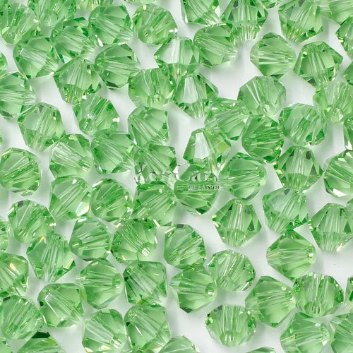 140 beads AAA quality Chinese Crystal 8mm Bicone Beads, lime green