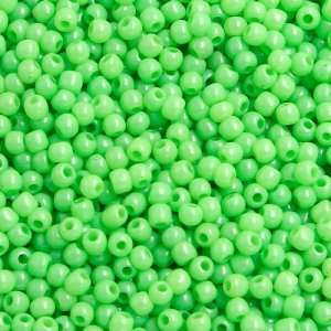 1.8mm AAA round seed beads 13/0, green, #H06, approx. 30 gram bag