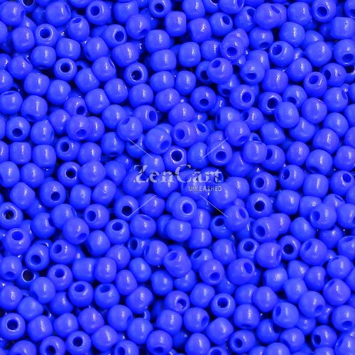 1.8mm AAA round seed beads 13/0, sapphire, #MX8, approx. 30 gram bag