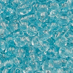 Glass Seed Beads, Round, about 2mm, #15, lt aquaSold By 30 gram per bag