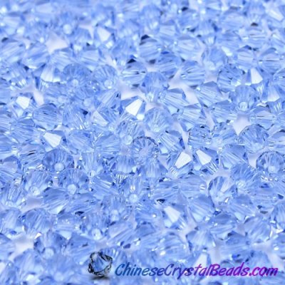 700pcs Chinese Crystal 4mm Bicone Beads,Lt.Sapphire, AAA quality