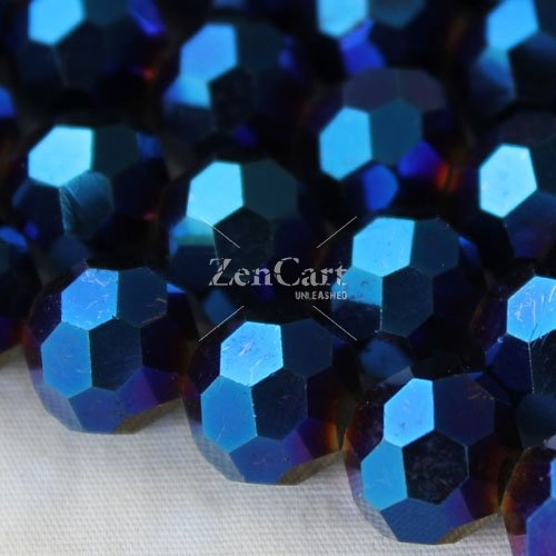 30Pcs Chinese crystal round 10mm beads , Blue light