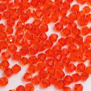 280 beads 6mm AAA bicone crystal beads lt siam