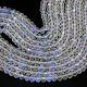 6x8mm Chinese Crystal Rondelle Beads, AAA clear AB, 70pcs