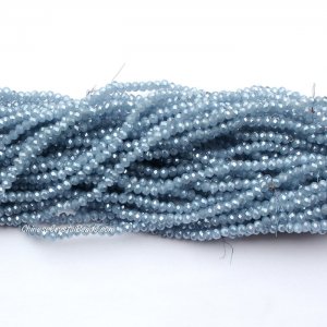 10 strands 2x3mm chinese crystal rondelle beads D10 about 1700pcs