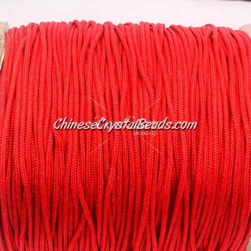 1.5mm nylon cord, red#700, Pave string unite, sold by the meter,