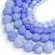 Effloresce Agate Beads Jasper blue Round 15.5inch
