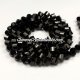 6mm Crystal Helix Beads Strand black about 50 beads