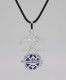 Angel women Harmony Ball Pendant Women Necklace with 30 inchChain For Pregnant Women, silver plated brass, 1pc