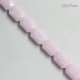 12x17mm Flat Rectangle faceted crystal beads, opaque pink, 1 Pc