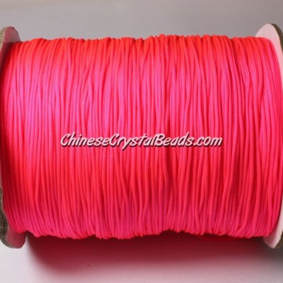 thick about 1mm, nylon string, neon color fuchsia, sold by the meter