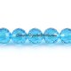 Crystal Disco Round Beads, Aqua, 96fa, 12mm, 16 beads