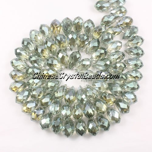 Crystal Briolette Bead Strand, new color #6, 8x13mm, 98 beads
