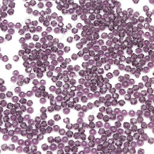 700pcs 3mm chinese crystal bicone beads, violet