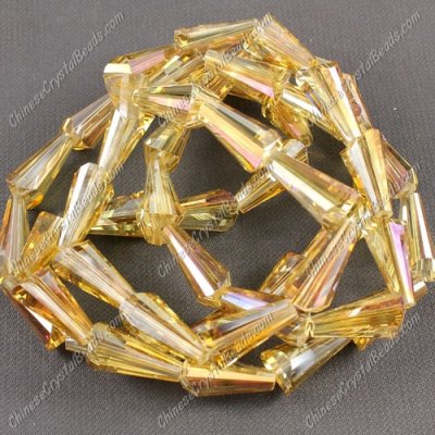 20pcs 8x15mm Chinese Artemis crystal beads strand #011