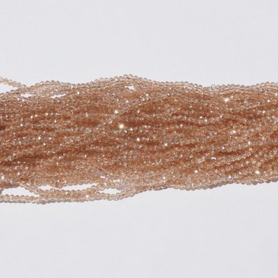 10 strands 2x3mm chinese crystal rondelle beads g champagne stain n9 about 1700pcs