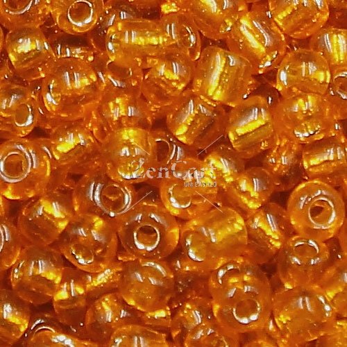 Glass Seed Beads, Round, silver-lined, about 2mm, #4, Sold By 30 gram per bag