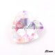 Chinese Crystal 28mm Heart Pendant/Bead, Clear AB