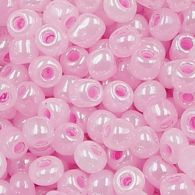 Glass Seed Beads, Round, about 2mm, #35, opaque pink, Sold By 30 gram per bag