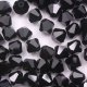 140 beads AAA quality Chinese Crystal 8mm Bicone Beads, black